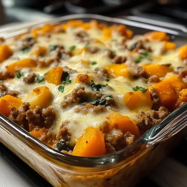 Ground Turkey Sweet Potato Casserole
