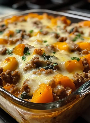 Ground Turkey Sweet Potato Casserole