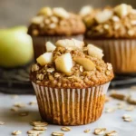 Healthy Apple Cinnamon Oat Muffins