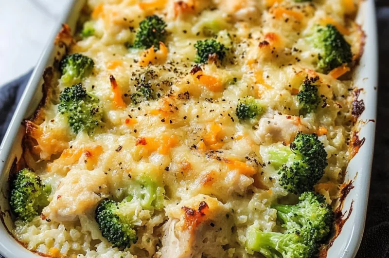Healthy Chicken Cauliflower Rice Casserole: The Cozy Casserole That Won’t Weigh You Down