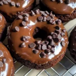 Healthy Chocolate Protein Donuts (Gluten Free, Paleo)