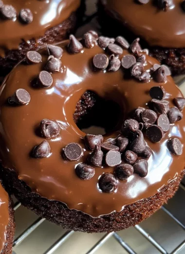 Healthy Chocolate Protein Donuts (Gluten Free, Paleo)