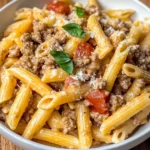 High Protein Creamy Beef Pasta Recipe for Quick Weeknight Dinners
