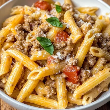 High Protein Creamy Beef Pasta Recipe for Quick Weeknight Dinners
