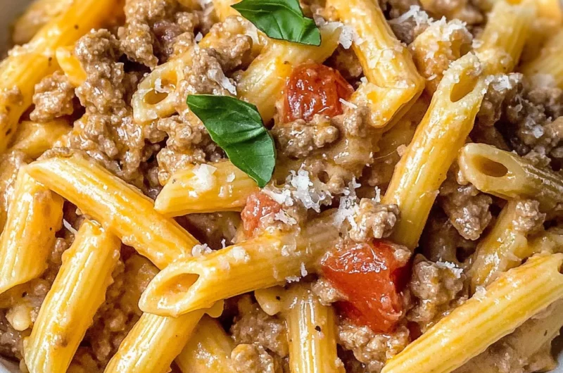 High Protein Creamy Beef Pasta Recipe for Quick Weeknight Dinners