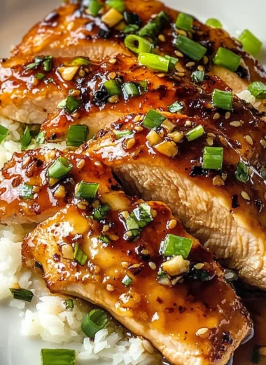 Honey Garlic Chicken Breasts