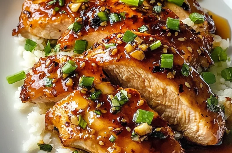 Honey Garlic Chicken Breasts