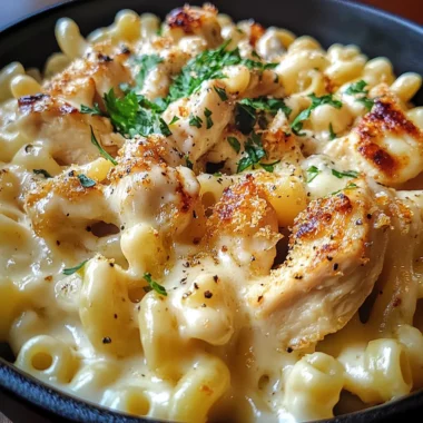 Honey Pepper Chicken Mac and Cheese