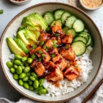 Honey Sriracha Salmon Bowls