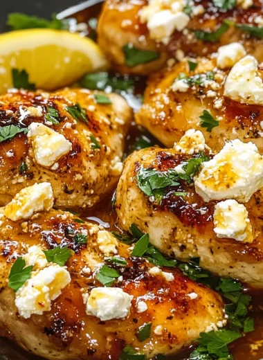 Hot Honey Feta Chicken Dish: A Deliciously Spicy and Savory Recipe