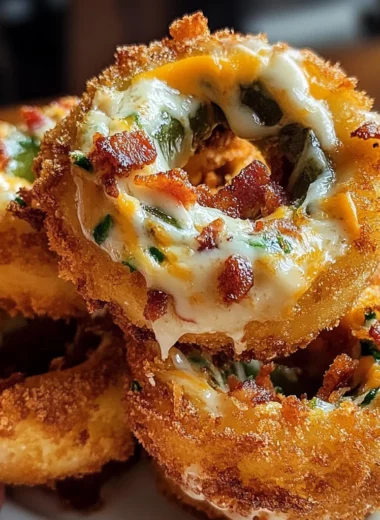 Jalapeo Popper Stuffed Onion Rings