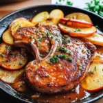 Juicy Apple Butter Pork Chops