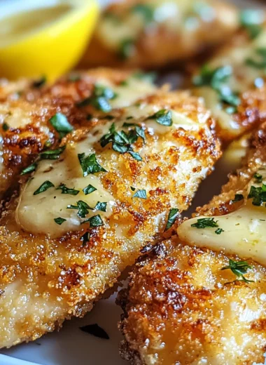 Lemon Garlic Parmesan Chicken Tenders