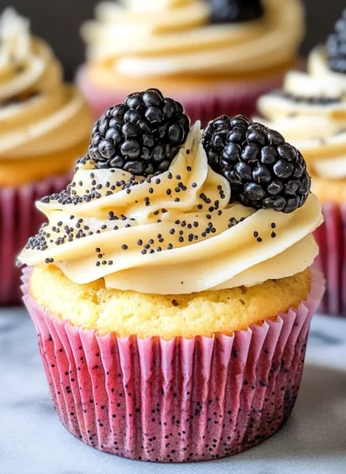 Lemon Poppy Seed Cupcakes