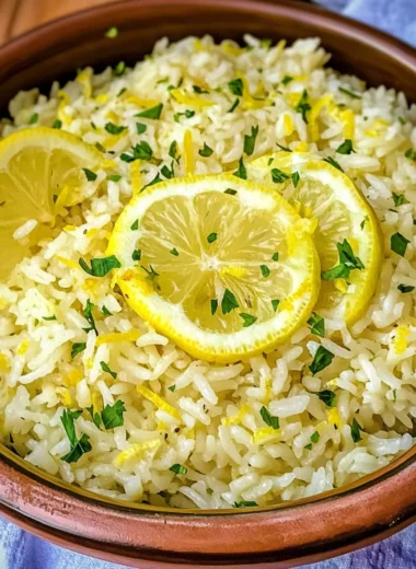 Light and Flavorful Greek Lemon Rice for Every Occasion