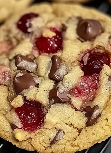 Maraschino Cherry Chocolate Chip Cookies Recipe