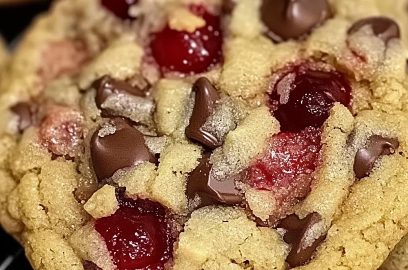 Maraschino Cherry Chocolate Chip Cookies Recipe