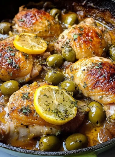 Mediterranean Chicken with Lemons and Olives