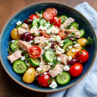 Mediterranean Tuna Salad