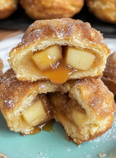 Mouthwatering Caramel Apple Pie Bombs