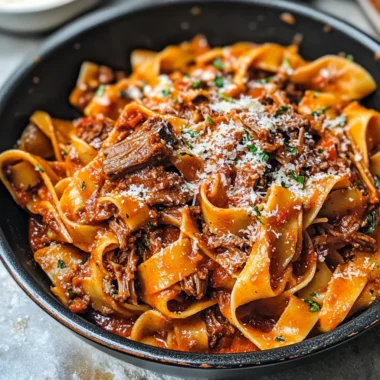 One Pot Short Rib Bolognese