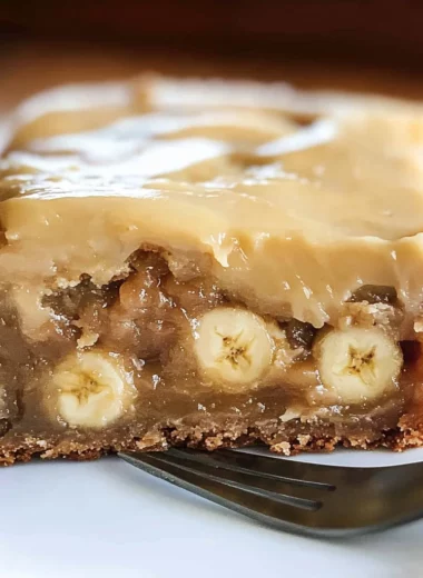 Ooey Gooey Banana Bars