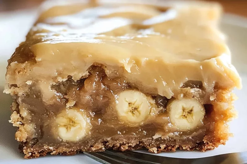 Ooey Gooey Banana Bars