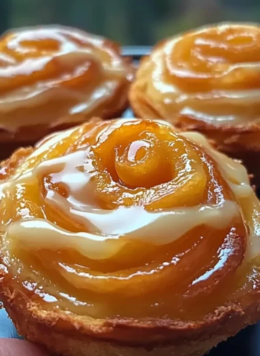 Peach Pie Cruffins Recipe