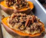 Pecan pie double baked sweet potatoes
