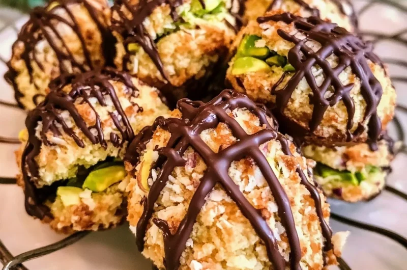 Pistachio Coconut Macaroons