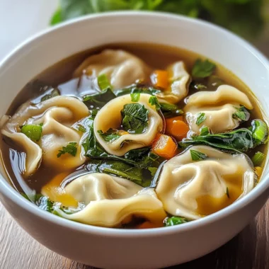 Potsticker Soup: A Comforting Delight