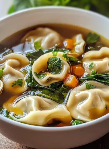 Potsticker Soup: A Comforting Delight