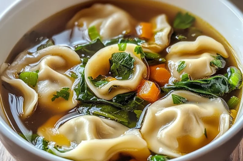 Potsticker Soup: A Comforting Delight