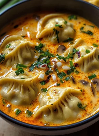 Quick Coconut Curry Soup with Dumplings - Alrightwithme
