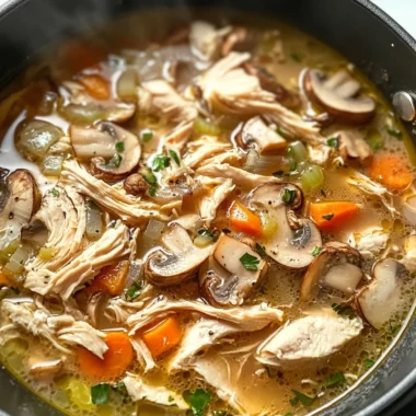 Rotisserie Chicken Mushroom Soup