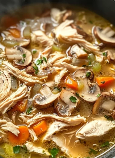 Rotisserie Chicken Mushroom Soup