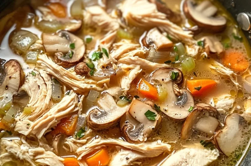 Rotisserie Chicken Mushroom Soup