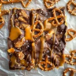 Salted Caramel Pretzel Bark
