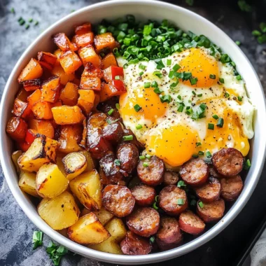 Sausage and Potato Meal Prep Breakfast Bowls