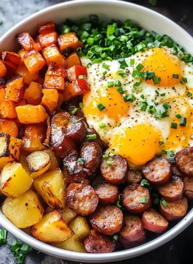 Sausage and Potato Meal Prep Breakfast Bowls