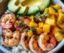 Shrimp Avocado Bowls with Mango Salsa