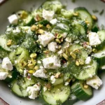 Smashed Cucumber Salad - With Feta and Dill