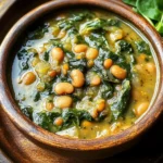 Spinach, Lentil, and Butter Bean Soup