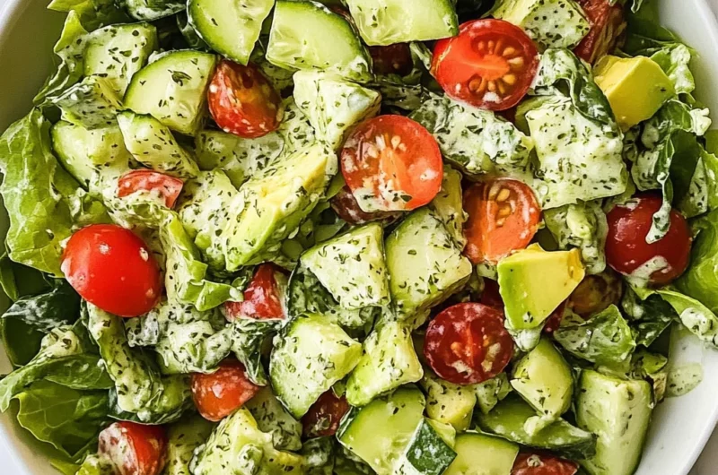 The Most Bomb Green Goddess Salad Recipe