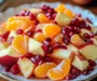 Winter Fruit Salad with Cinnamon Vanilla Dressing