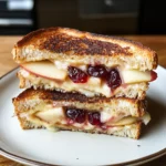 Apple and Cranberry Grilled Cheese