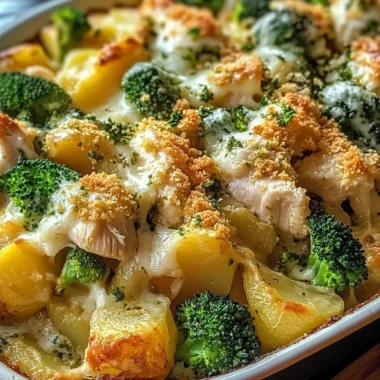 Baked Potato Chicken and Broccoli Casserole