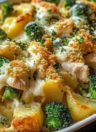 Baked Potato Chicken and Broccoli Casserole
