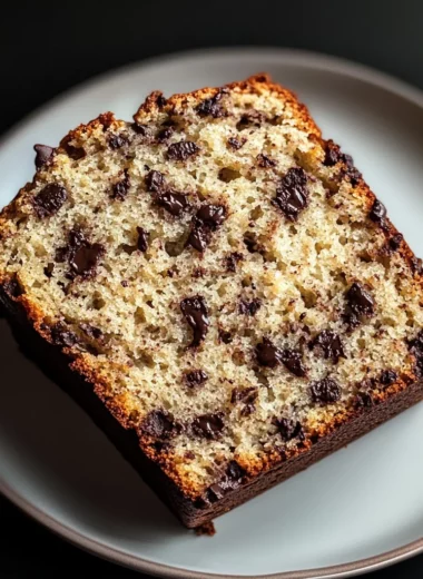 Banana Bread Recipe with Chocolate Chips