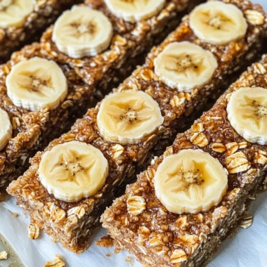Banana Oatmeal Bars
